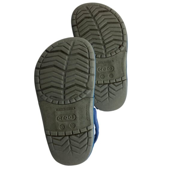 Star Wars X-Wing Kids Crocs Clogs Strap Gray & Blue Child Size 10 - Picture 5 of 6